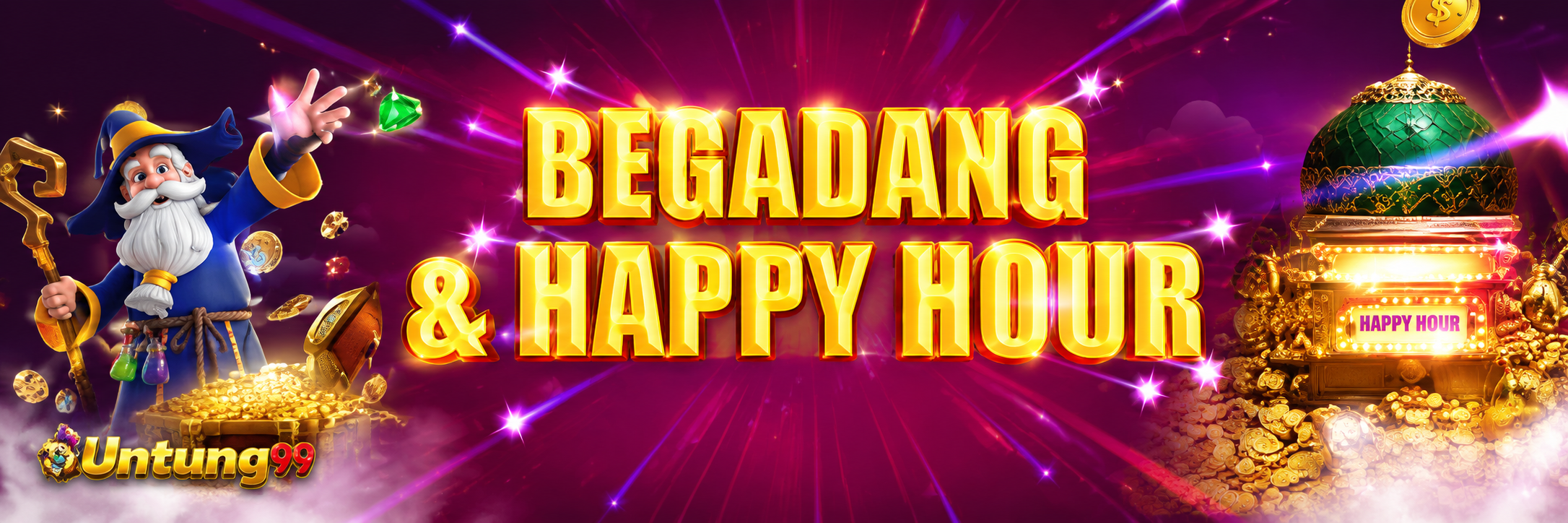 EVENT BEGADANG & HAPPY HOUR - Untung99